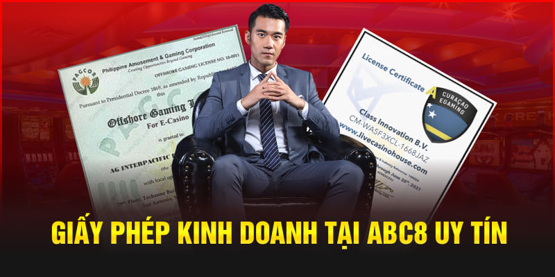 Giấy phép kinh doanh tại Abc8 uy tín